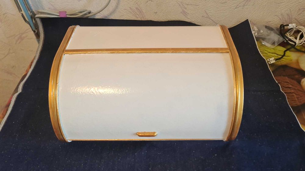 Хлебница металлическая СССР