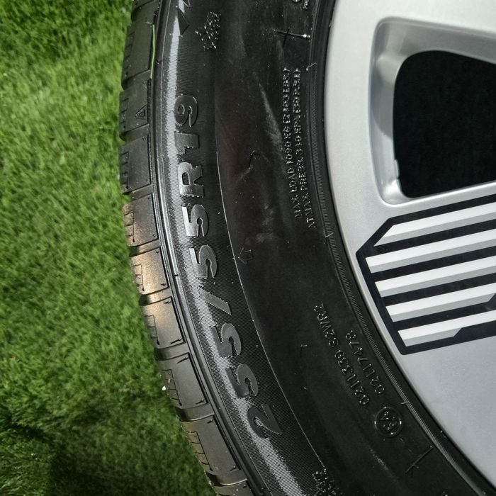 Jante impecabile R 19 5x112 vw Touareg cu 255 55 19 dot 2024 m+s