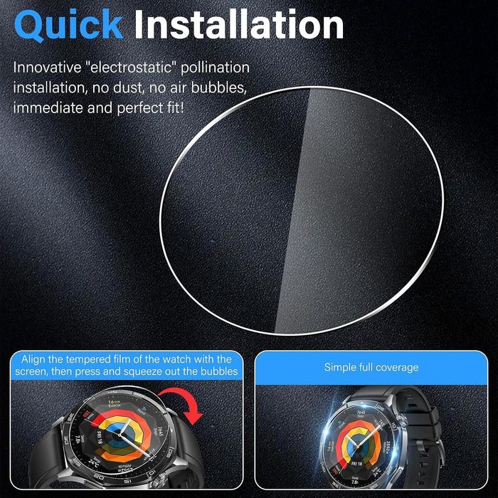 Стъклен Протектор за Часовник Huawei Watch GT5 46mm