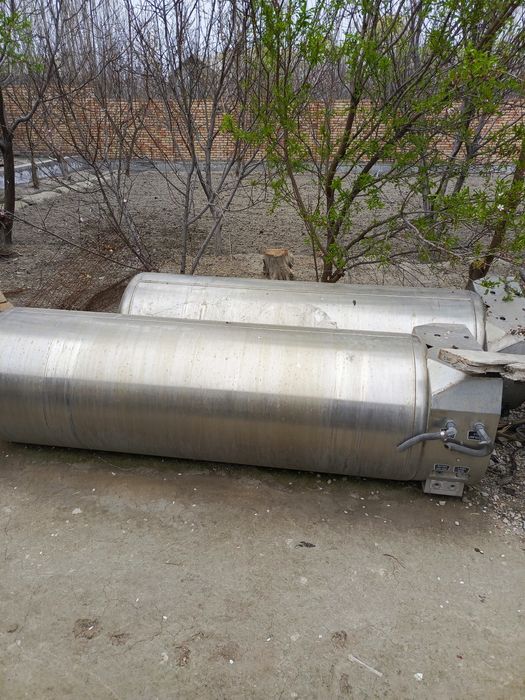 Газовый баллон из нержавейки для фур.