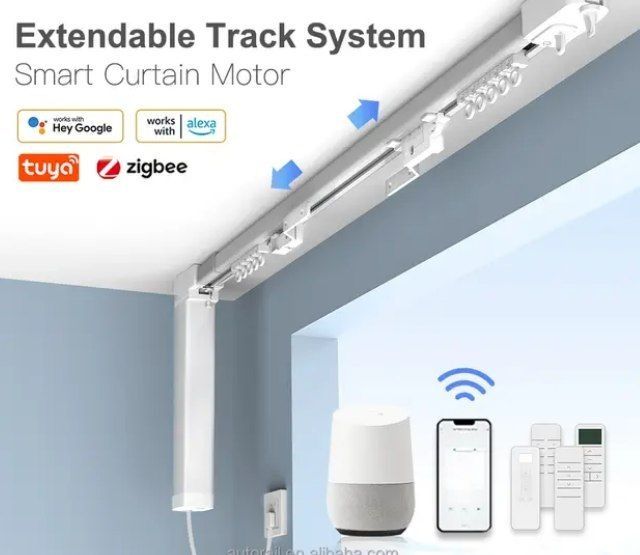 Elektron karniz .tuya .wifi aqilli karniz. Aqilli parda . Smart parda