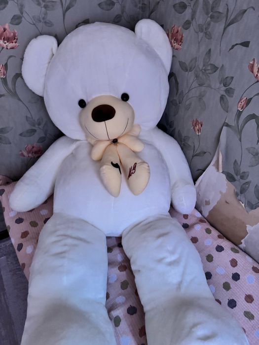 Белый большой мишка 2.10 метр