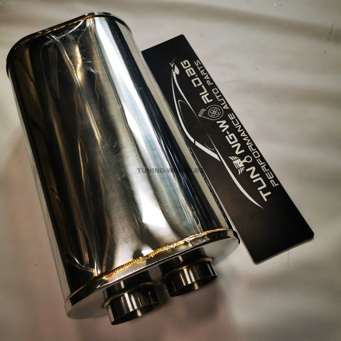 535x260x150мм ф2х70мм спортно гърне 2 входа 2 изхода генерация ауспух