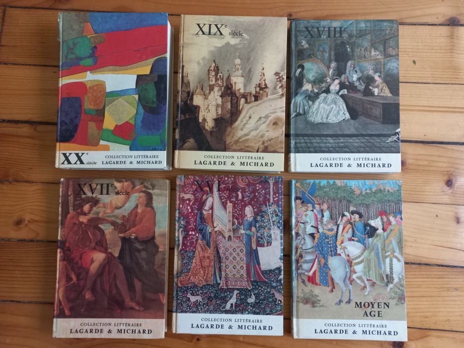 Продавам известната френска литературна колекция "Lagarde & Michard"