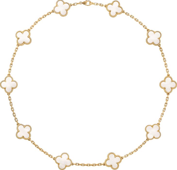 Van Cleef колие 18к позлата / всички разцветки