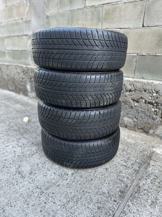 4 броя 16R джанти с зимни гуми 205/55/16