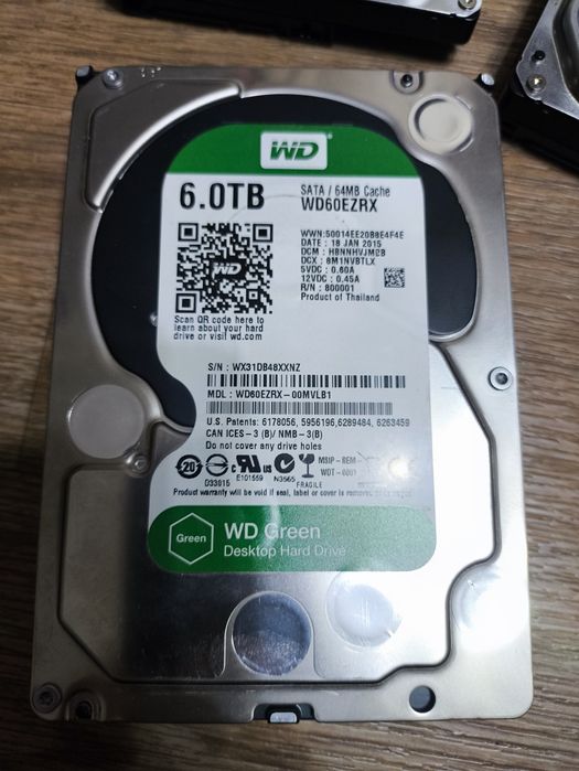 HDD 3,5" Жёсткие диски б/у