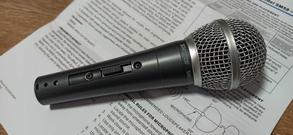 Микрофон Shure sm 58 новый