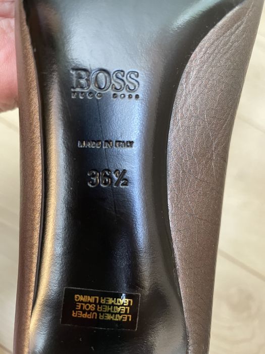 Pantofi piele STILLETO - BOSS