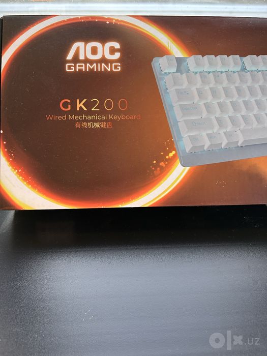 Игровая клавиатура AOC GK200 (Механический клик + Подставка)