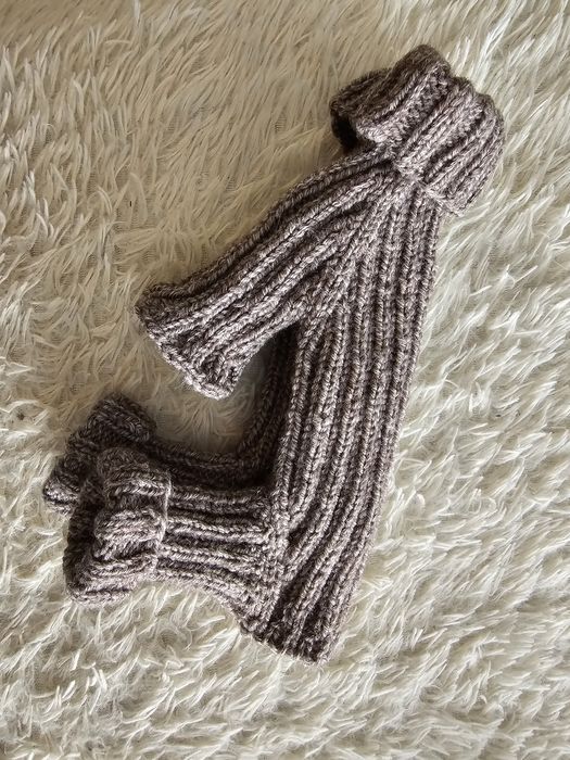 Вязаная кофта на щенка йорка