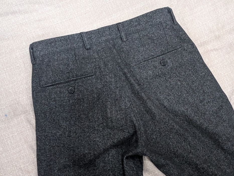 Брюки полуклассические из плотной ткани