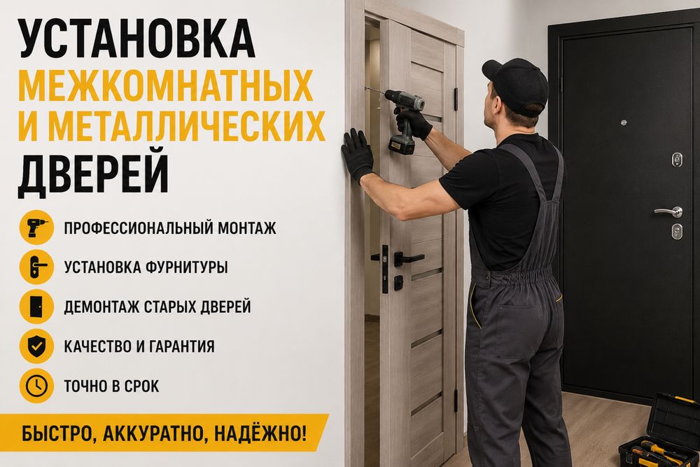 Установка дверей