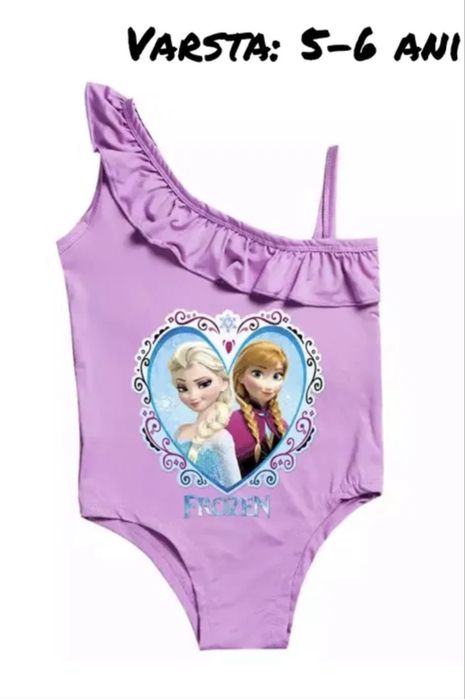Costum baie bebe/copii/fete model Frozen,Elsa&Anna,Sirena