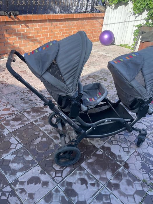 Коляска для двойни (близнецов), можно погодкам