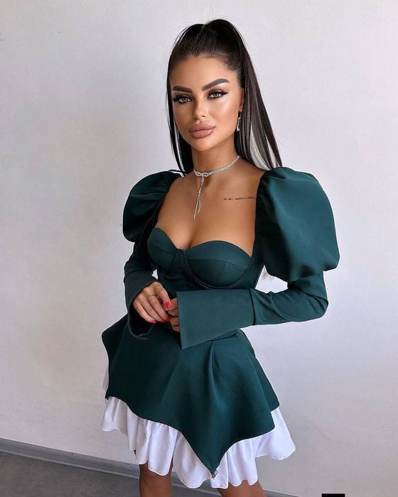 Рокля с финна кройка