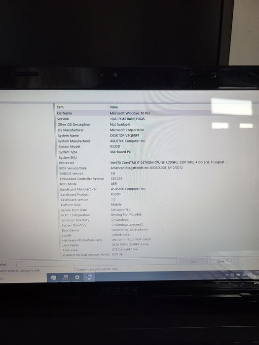 Laptop Asus K53SD , i7- 2670QM , 8 GB,  hdd 1 TB  , 15.6"