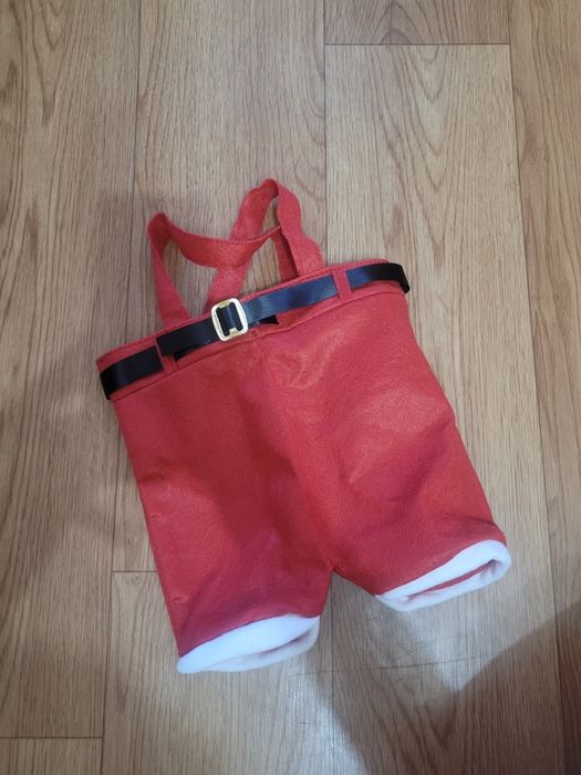 Подарочная упаковка Штаны Санты (для бутылок)