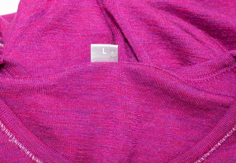 Sofa дамска мерино блуза лилава/сребро термо бельо мериносна вълна L