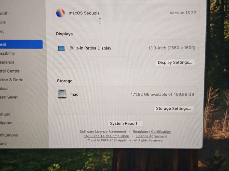 Macbook Pro 13" 2019 i5 16 GB RAM 512 GB SSD