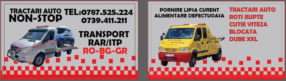 Recuperator auto/Platou hidraulic/Tractari non stop Mihăilești A0 ,A1,