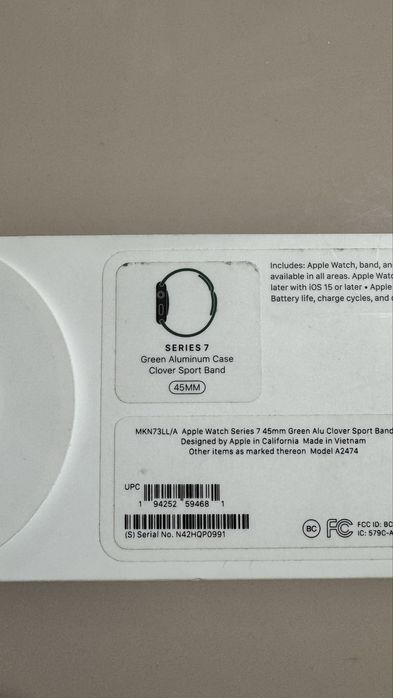 Продам apple watch 7 45mm