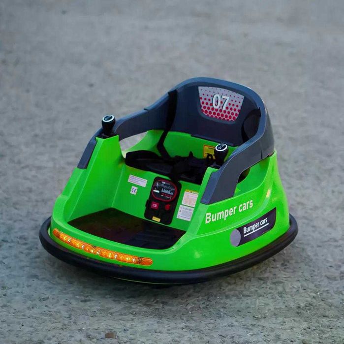 Masinuta busitoare electrica cu RC, Kinderauto Bumper 2x 35W 12V Green