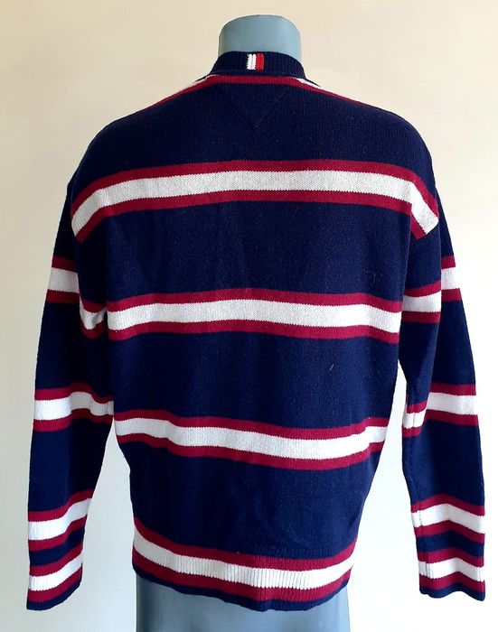 Tommy Hilfiger Monogram Oversize Wool / XS / S  ОРИГИНАЛ Мъжки Пуловер