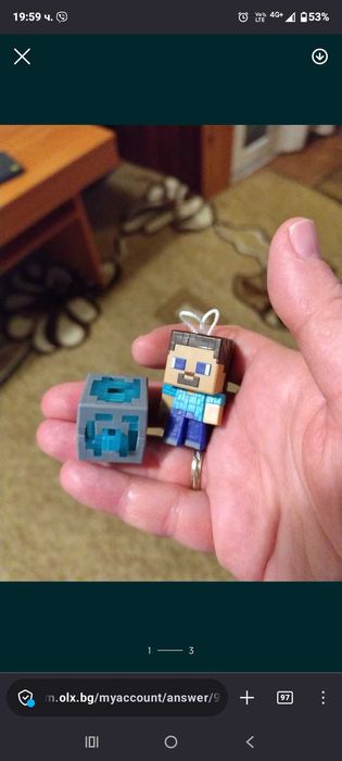 Майнкрафт киндер колекция фигури