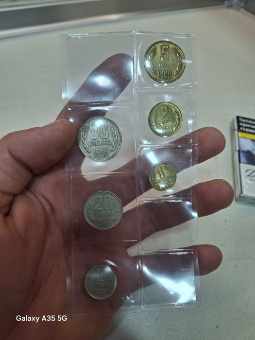 Лот монети 1989 година