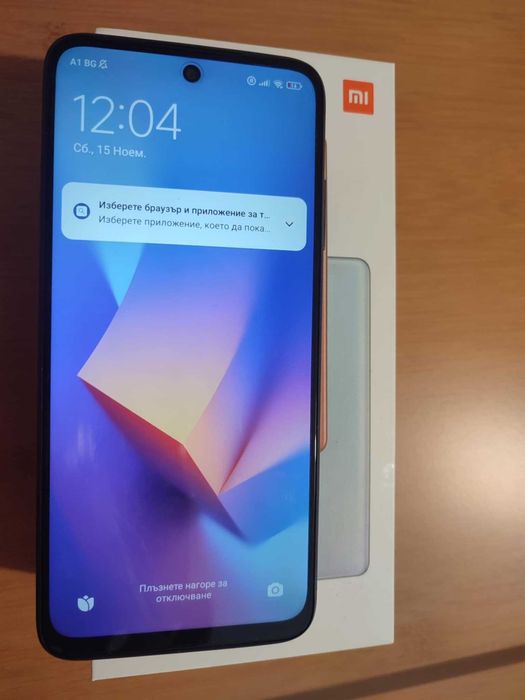 НОВ мобилен телефон Redmi 10 128 GB 6GB цвят графит