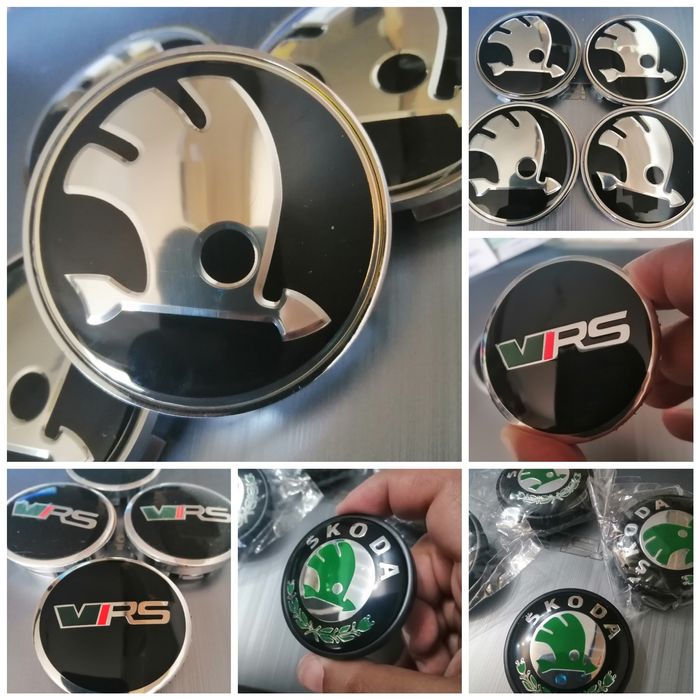 Skoda-Capace pentru jante aliaj - set 4 capace skoda