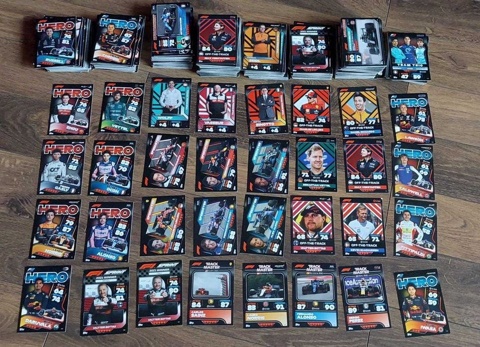 Vand cartonase cu formula 1 topps