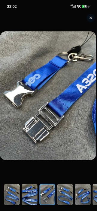 Ланярд бейдж Airbus A321 Neo