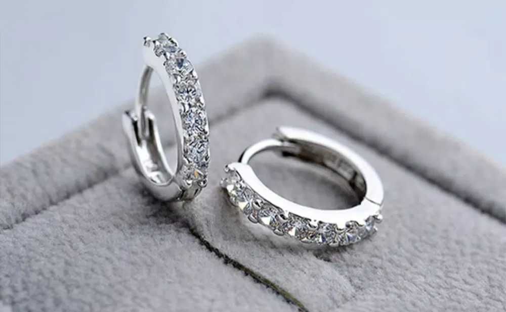 Сребърни халки сребърни обици обеци