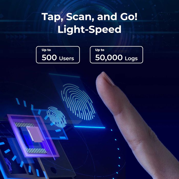 Детектор Anviz с Биометричен пръстов отпечатък RFID и ПИН код Ключалка