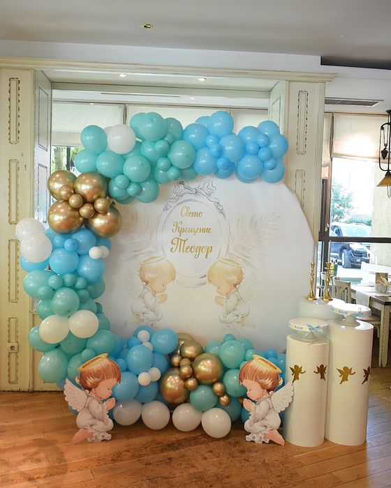 Украса за рожден ден,кръщене,погача- Арка от балони