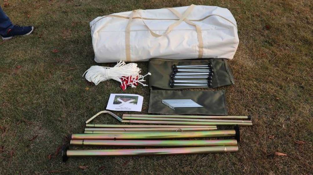 Cort ptr glamping 19 mp, BUMBAC, in stoc, flansa soba, OFERTA!
