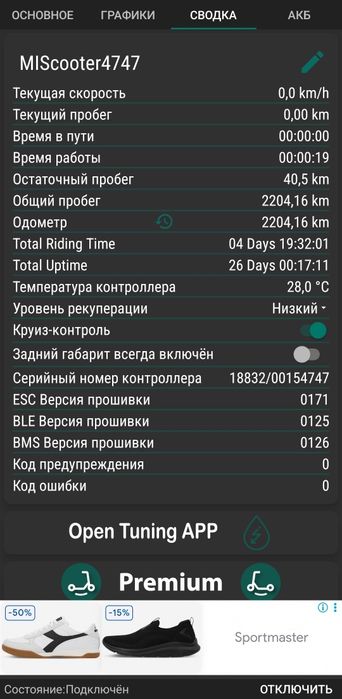 Xiaomi МіЈіа Smart Electric Scooter Pro M365 черный