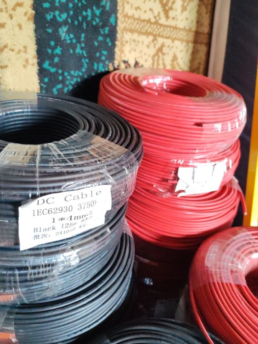 100m de cablu pentru panouri solare de 4mm