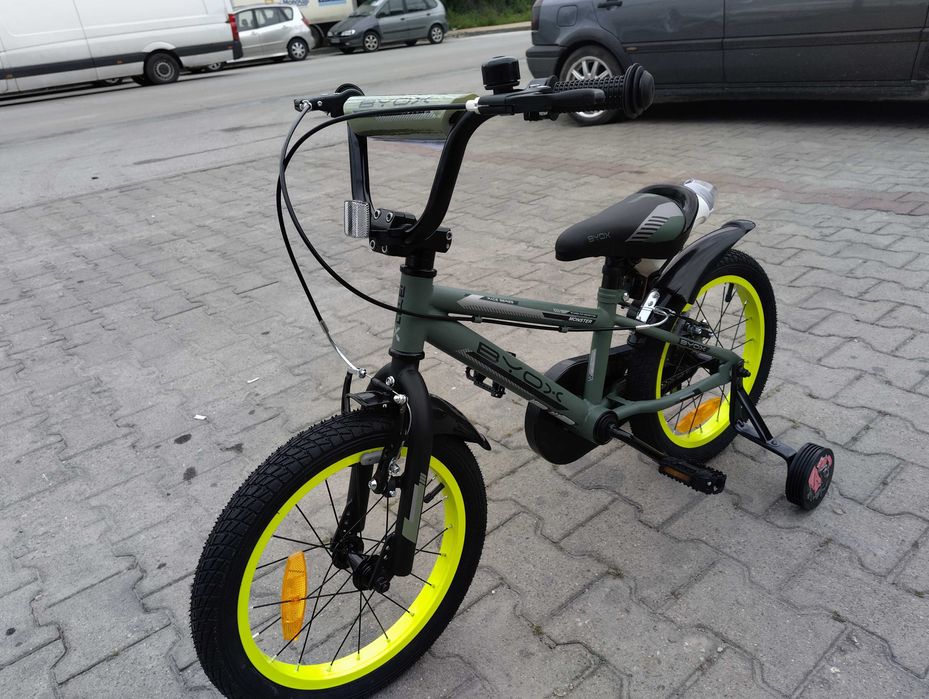 BYOX Велосипед 16" MONSTER зелен