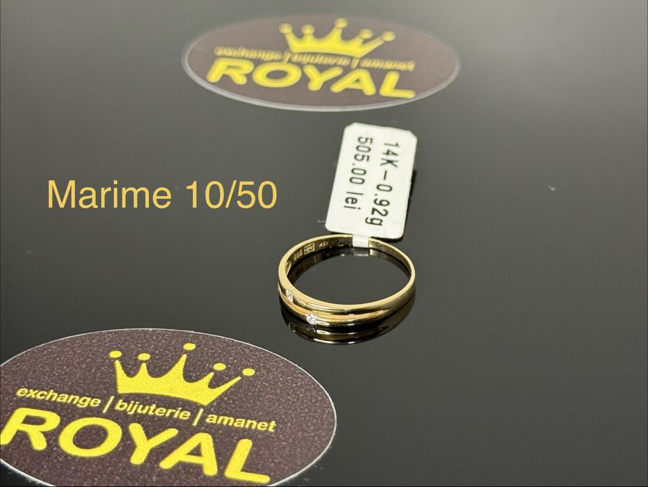 Bijuteria ROYAL : Inel AUR 14K NOU / 0.92 GR
