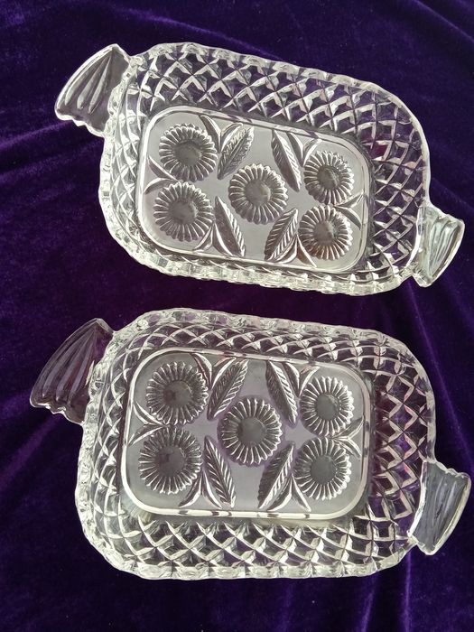 Салатница Хрусталь в отличном состоянии