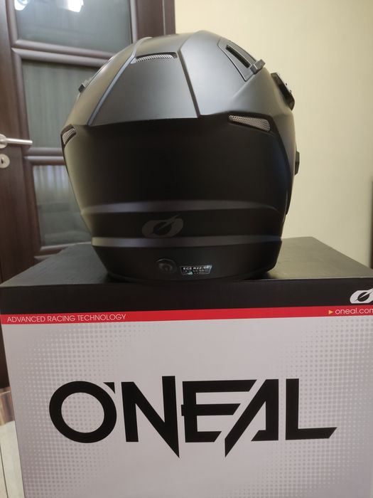 Ендуро каска O'NEAL EX-SRS solid black V-24