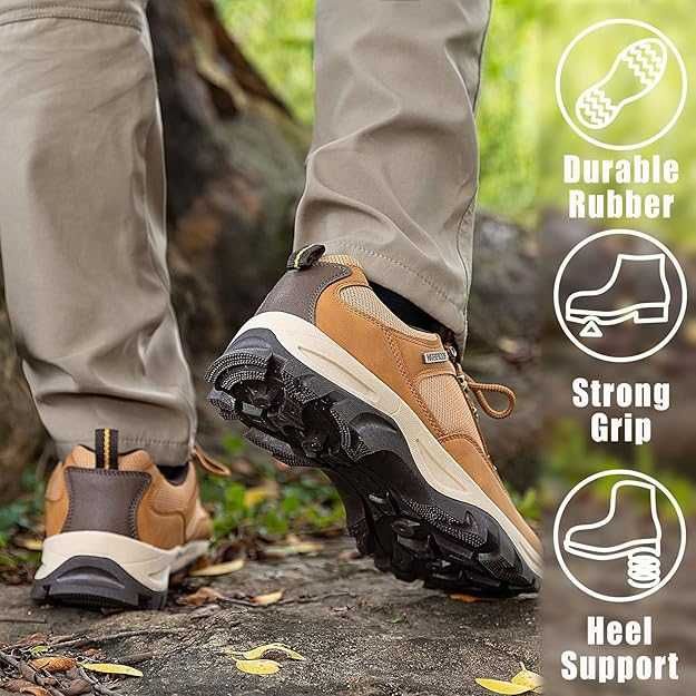 Pantofi de drumeție impermeabili pT bărbați,masura 40,maro,noi