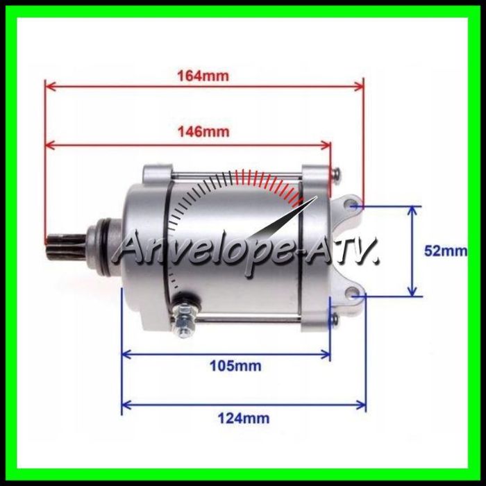 Electromotor ATV 250 200 150 - 11 DINTI Zongshen SHINERAY Bashan Honda