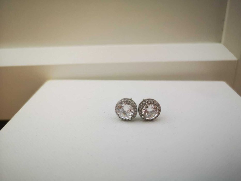 Сребърни обеци на винт 925