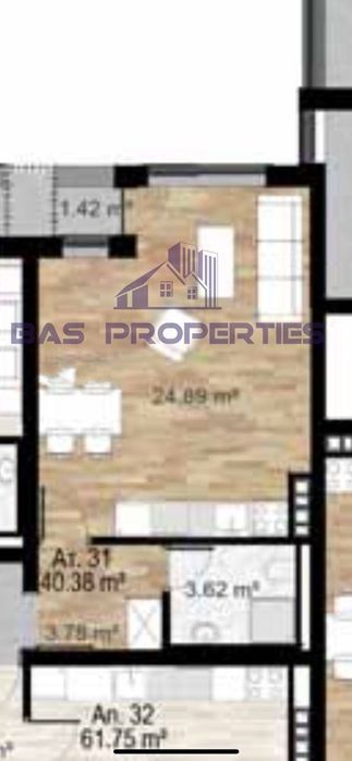 Продава се Едностаен апартамент в София, Дружба 2 - 48 кв.м за 2396 €/кв.м - Снимка #3