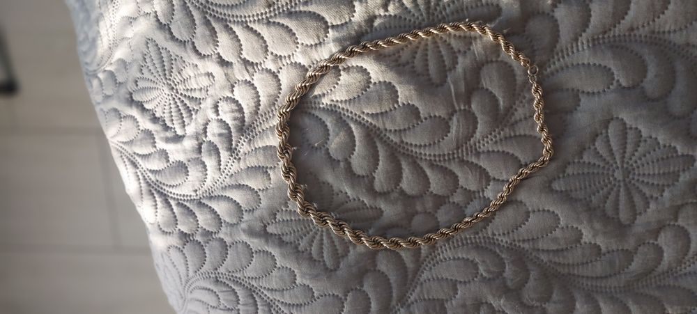 Lănțișor argint model rope, in stare perfectă!,fără nici o defecțiune.