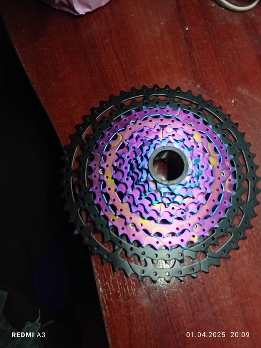 Set de pinioane pentru semicursiera (bicicletă cu schimbător)